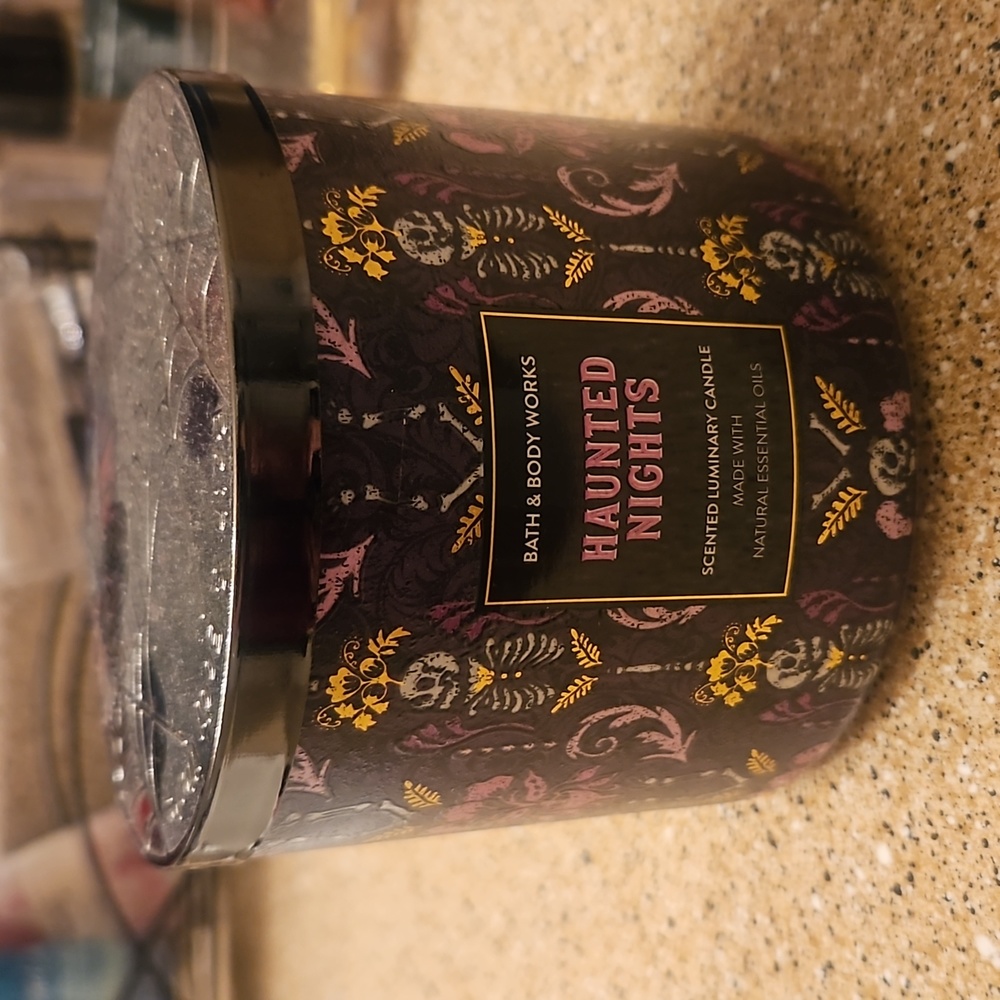 1 used Haunted Nights candle